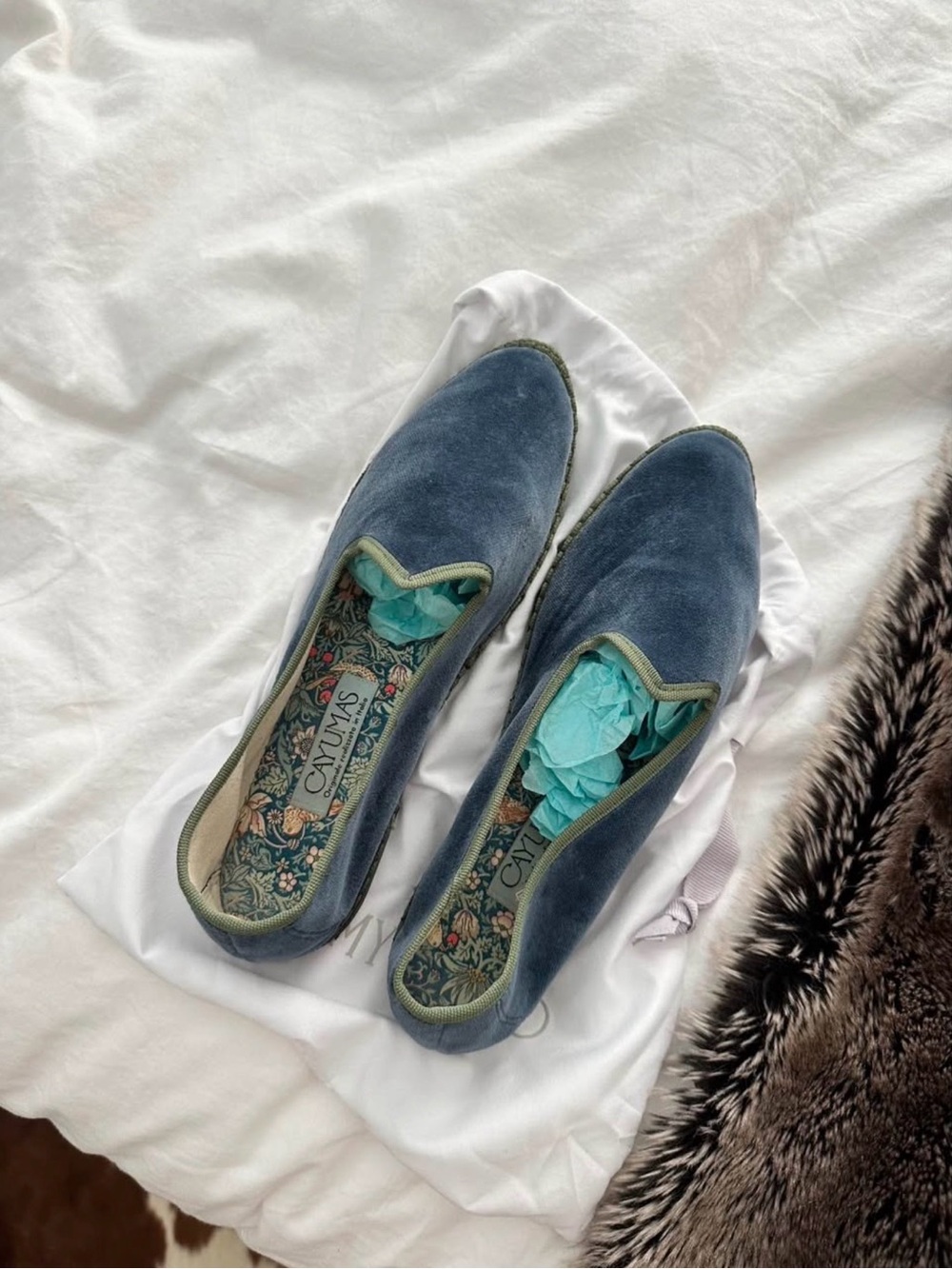 Cayumas Pagliacci velvet friulane size 39 / US 9